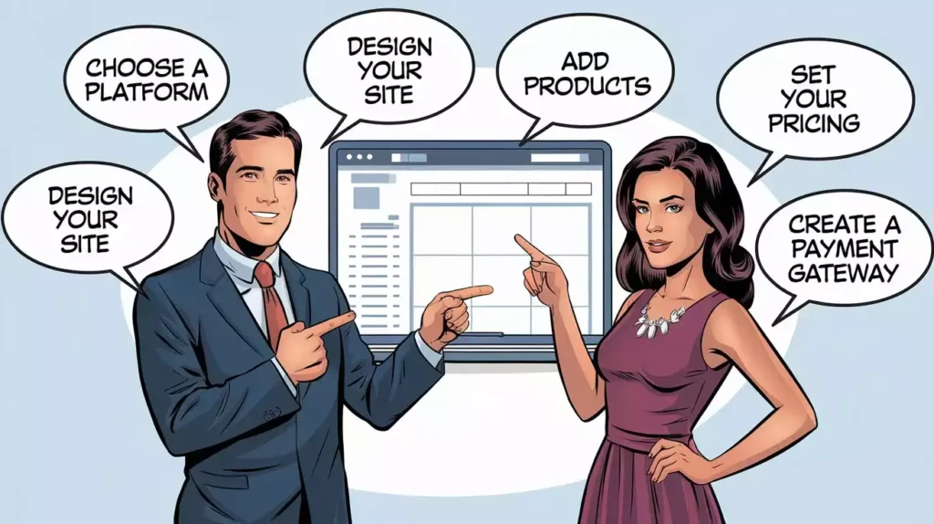 Création d’un site de vente en ligne en 6 étapes - webdigitci